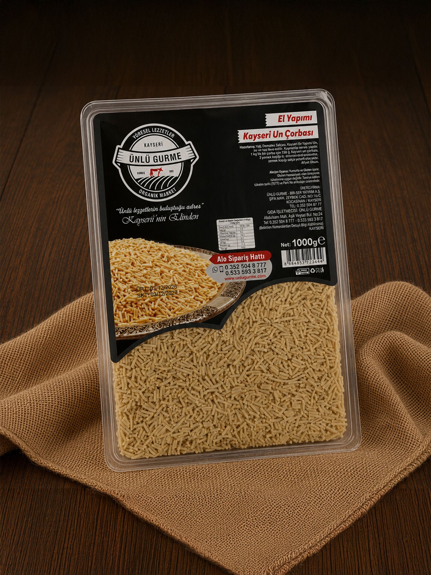 KESME UN ÇORBASI (1000GR)