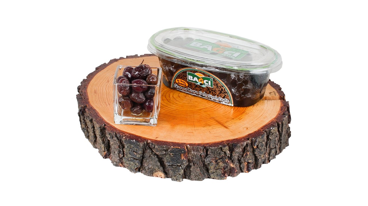 BAĞCI GURME KURU SELE SİYAH ZEYTİN (380GR)