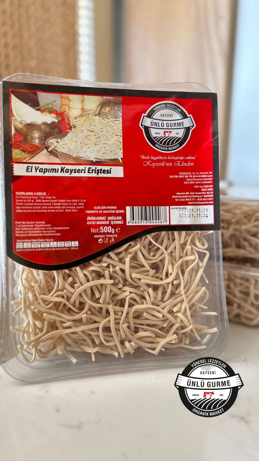 ERİŞTE (500gr)